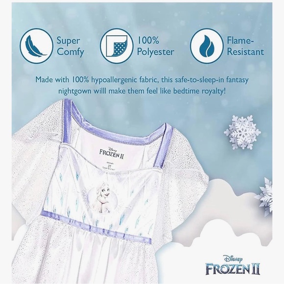 Disney Frozen Elsa NightGown with Purple Gradient - Picture 6 of 7
